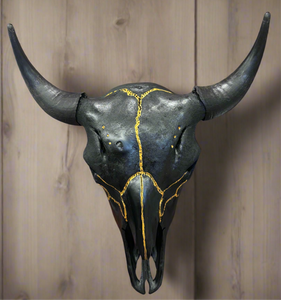 Finished Bison Skull